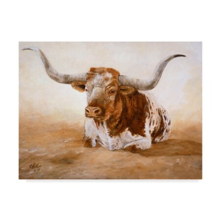 Trademark Fine Art Kathy Winkler 'Easy Rider Cows' Canvas Art, 18x24 WAG01664-C1824GG